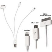 ΚΑΛΩΔΙΟ MAGNETIC USB ΣΕ MICRO, LIGHTNING, TYPE-C