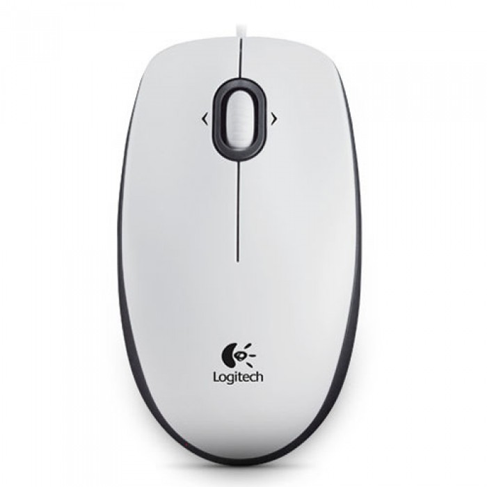 ΠΟΝΤΙΚΙ ΕΝΣΥΡΜΑΤΟ LOGITECH B100 WHITE