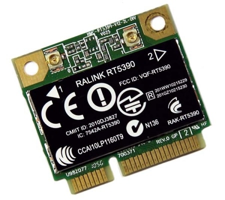 ΚΑΡΤΑ ΔΙΚΤΥΟΥ Ralink RT5390 802.11 b/g/n WiFi WLAN Wireless Half Mini PCIe Express Card