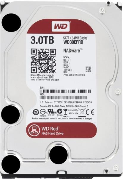 ΔΙΣΚΟΣ HDD WD RED NAS 3TB WD30EFAX SATAIII