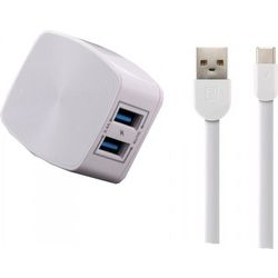 ΦΟΡΤΙΣΤΗΣ TRAVEL 3.1A LIGHTNING TREQA 2XUSB CS-221