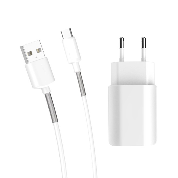 SET ΚΕΦΑΛΗ ΦΟΡΤΙΣΗΣ 2xUSB 2.4A ΚΑΙ ΚΑΛΩΔΙΟ USB ΣΕ TYPE-C