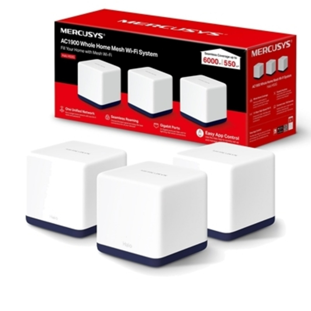 MERCUSYS H50G (3-PACK) WIFI MESH NETWORK ACCESS POINT WI-FI DUAL BAND 2,4 & 5GHz ΣΕ ΤΡΙΠΛΟ ΚΙΤ