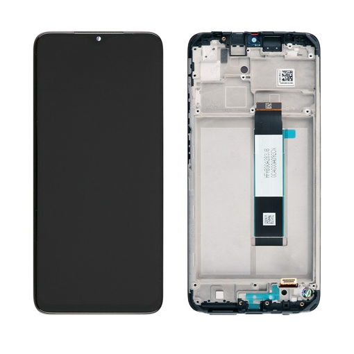 ΟΘΟΝΗ LCD ΜΕ ΜΗΧΑΝΙΣΜΟ ΑΦΗΣ ΓΙΑ XIAOMI REDMI 9T BLACK WITH FRAME