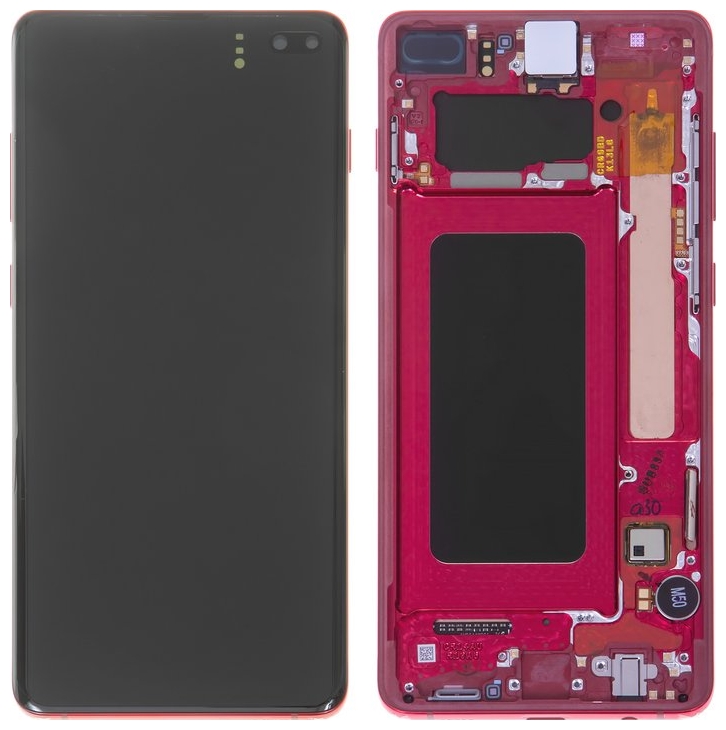 ΟΘΟΝΗ LCD ΓΙΑ SAMSUNG S10 PLUS G975F CARDINAL RED GH82-18849H