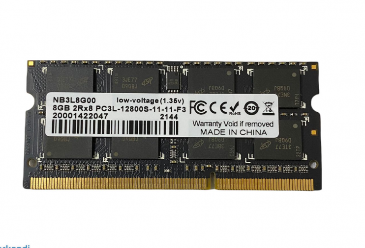 ΜΝΗΜΗ RAM 8GB SODIMM DDR3L 12800S