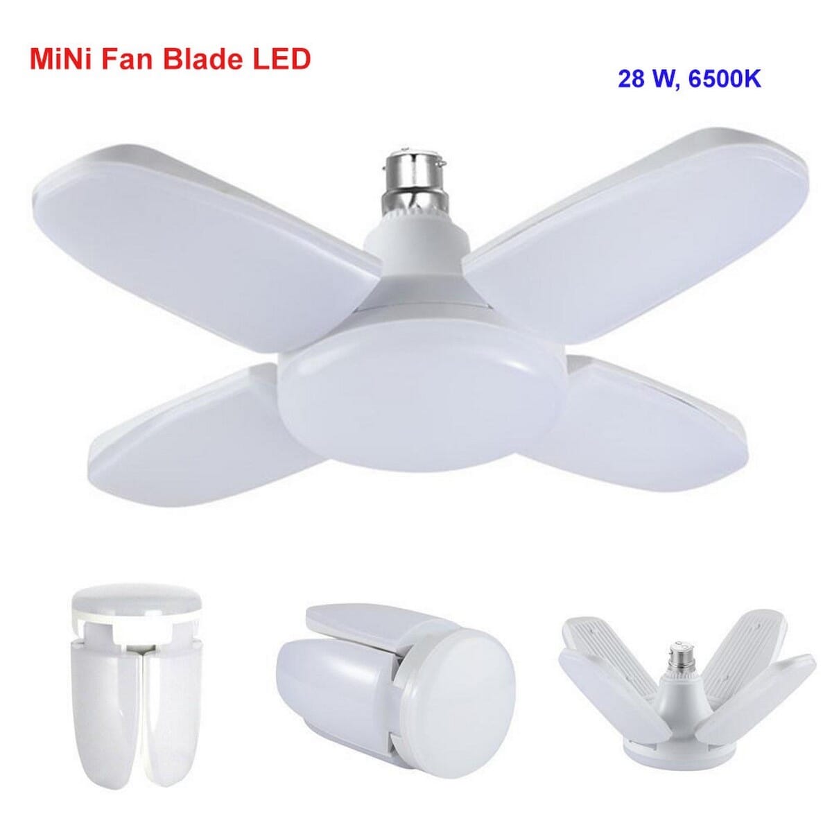 ΛΑΜΠΑ LED BULB 28W MINI FAN BLADE