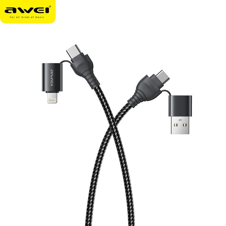 ΚΑΛΩΔΙΟ AWEI CL-126 4 IN 1 MULTI CHARGING CABLE