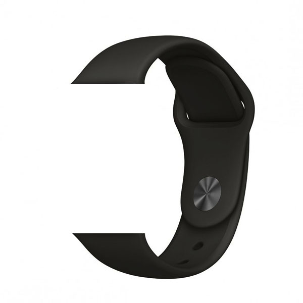 ΛΟΥΡΑΚΙ ΚΑΙ ΣΙΛΙΚΟΝΗ ΓΙΑ APPLE WATCH 45mm BLACK