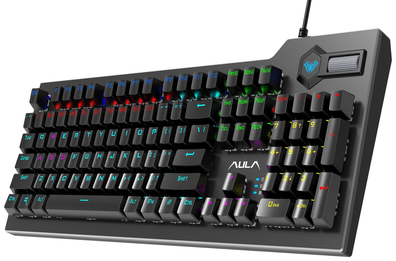 ΠΛΗΚΤΡΟΛΟΓΙΟ MECHANICAL GAMING AULA WIND FZ063 RGB