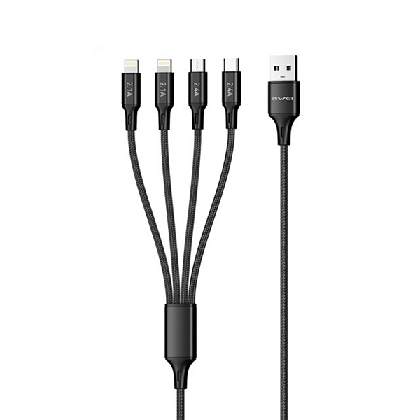 ΚΑΛΩΔΙΟ AWEI CL-129 4 IN 1 MULTI CHARGING CABLE