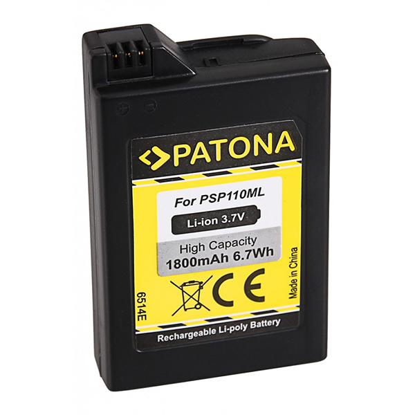 ΜΠΑΤΑΡΙΑ PATONA ΓΙΑ SONY PSP-1000-1004 1800mAh