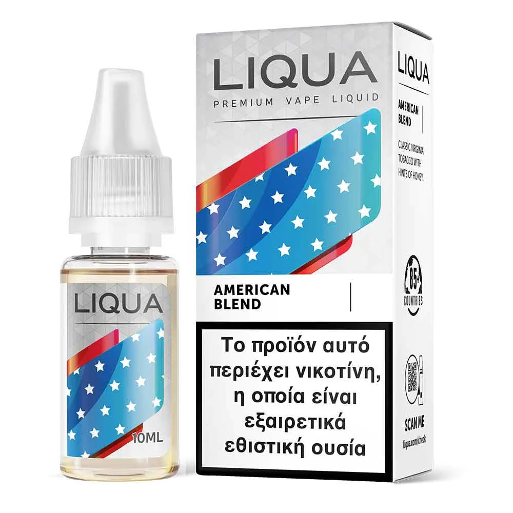 LIQUA AMERICAN BLEND 03mg-06mg-12mg-18mg 10ML