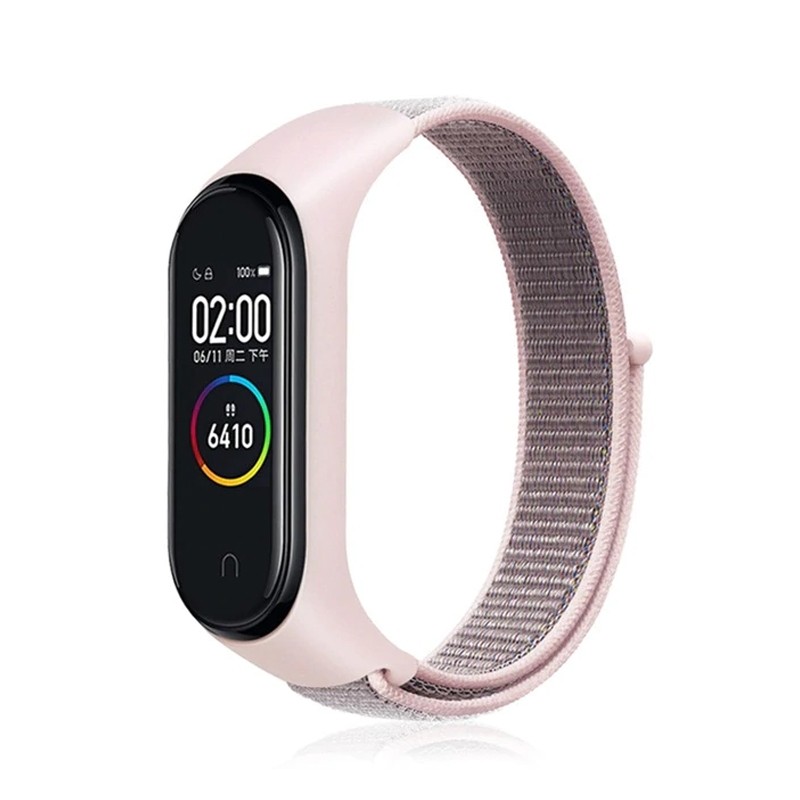 ΛΟΥΡΑΚΙ ΥΦΑΣΜΑΤΙΝΟ ΓΙΑ XIAOMI MI BAND 3/4 PINK