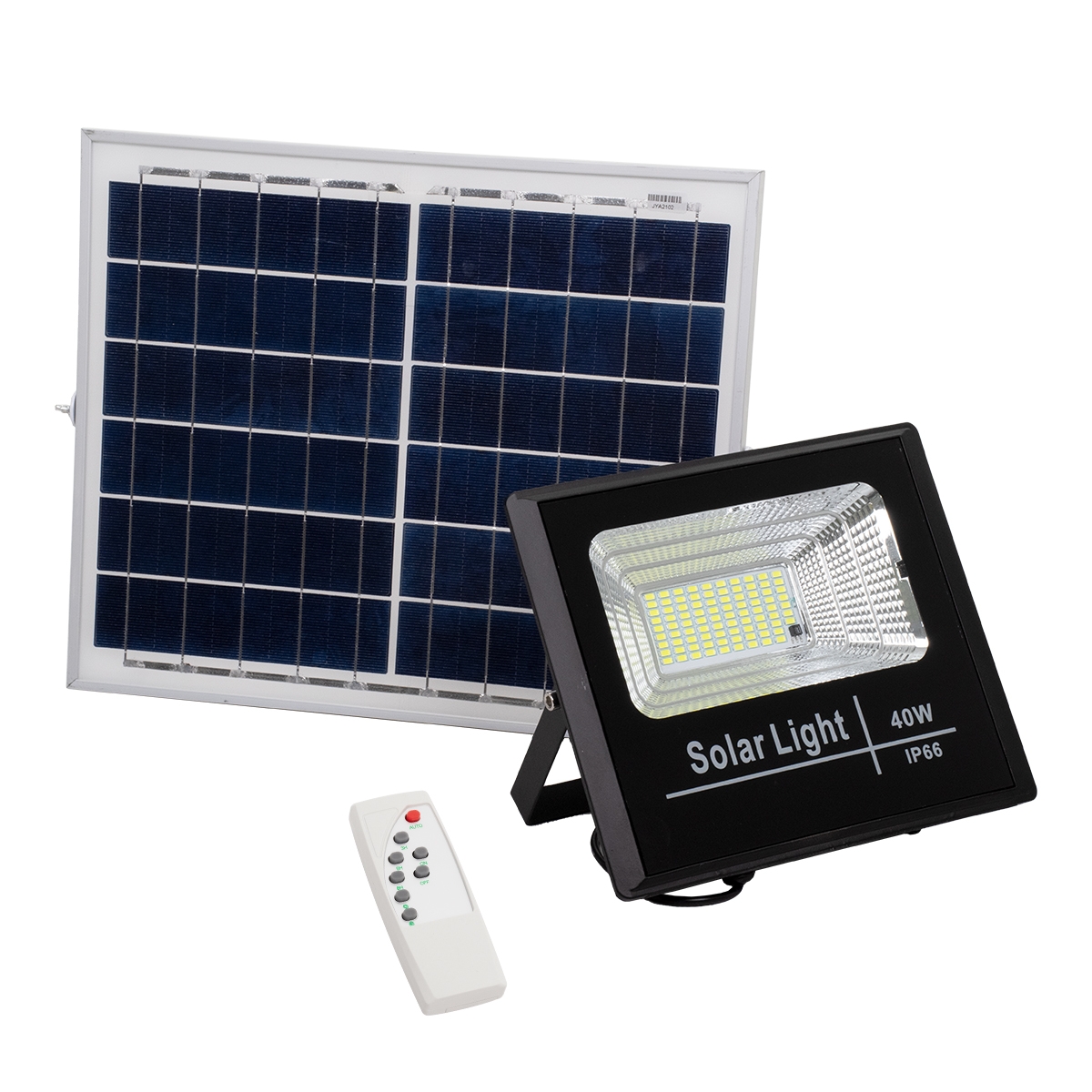 SOLAR LIGHT ΗΛΙΑΚΟΣ ΠΡΟΒΟΛΕΑΣ ΜΕ ΦΩΤΟΒΟΛΤΑΙΚΟ ΠΑΝΕΛ 40W