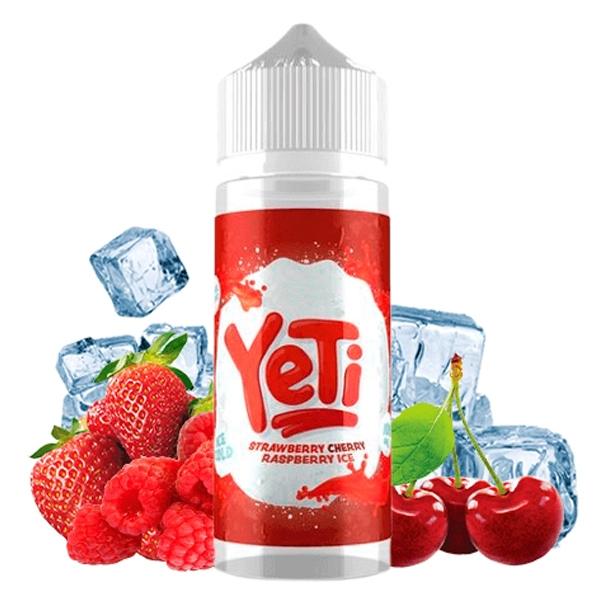 YETI ICED STRAWBERRY CHERRY RASPBERRY FLAVORSHOT 30/120ML