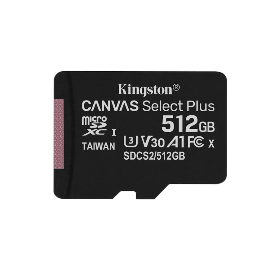 ΜΝΗΜΗ MICRO SD 512GB KINGSTONE CANVAS SELECT PLUS