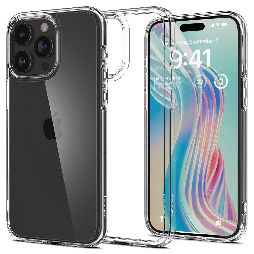 ΘΗΚΗ ΚΙΝΗΤΟΥ SPIGEN ULTRA HYBRID ΔΙΑΦΑΝΗ ΓΙΑ IPHONE 15 PRO 6.1″P