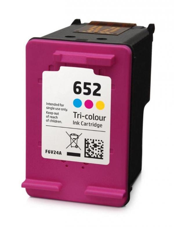 ΜΕΛΑΝΙ ΣΥΜΒΑΤΟ HP INKJET No 652 XL COLOR