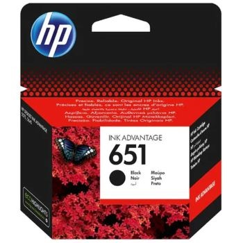 ΜΕΛΑΝΙ HP 651 BLACK INK CARTR