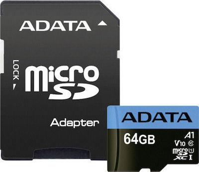 ΜΝΗΜΗ MICRO SD 64GB ADATA