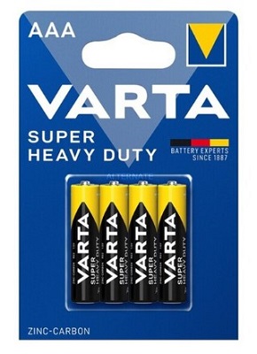 ΜΠΑΤΑΡΙΑ ΑΛΚΑΛΙΚΗ 3A VARTA SUPER HEAVY DUTY (4τεμ)