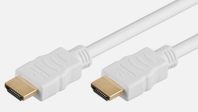 ΚΑΛΩΔΙΟ HDMI (M) ΣΕ HDMI (M) 0.50M GOOBAY 4K WHITH ETHERNET