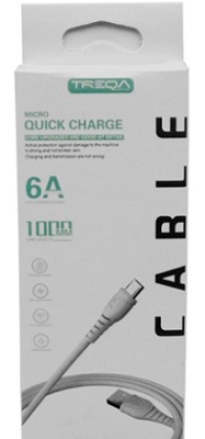 ΚΑΛΩΔΙΟ ΦΟΡΤΙΣΗΣ MICRO USB 5.1A TREQA CA-8621 BRAIDED QUICK CHARGE