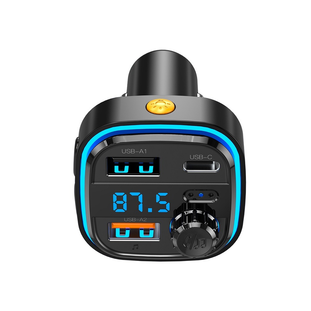 MULTI-FUNCTIONAL FM TRANSMITER CAR CHARGER C39 3in1