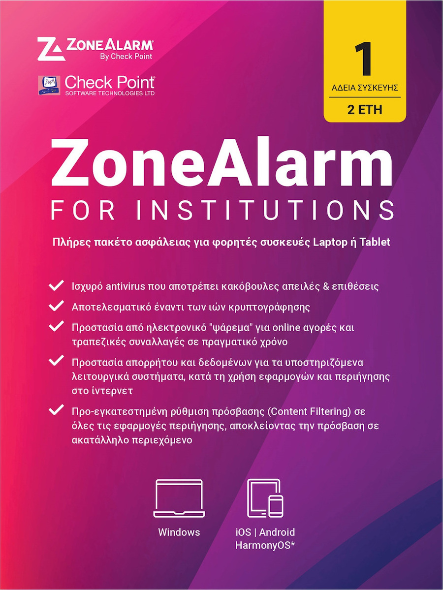 ANTIVIRUS CHECKPOINT ZONEALARM