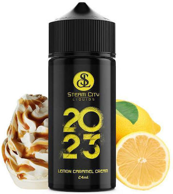 STEAM CITY 2023 LEMON CARAMEL FLAVORSHOT 24/120ML