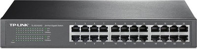 SWITCH ΔΙΚΤΥΟΥ 24-PORT TP-LINK GIGABIT RACKMOUNT UNMANAGED SWITCH V14