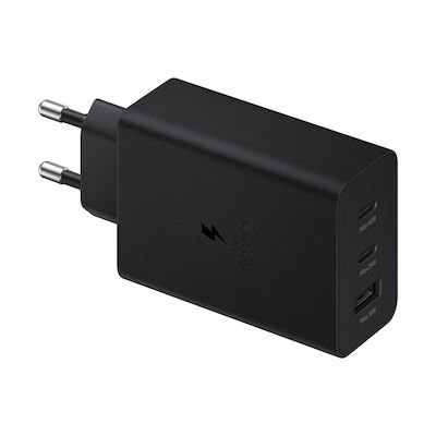 ΚΕΦΑΛΗ ΦΟΡΤΙΣΗΣ 65W TRIO 2xTYPE-C 1xUSB BLACK