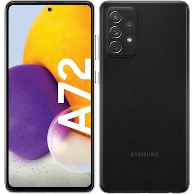 ΚΙΝΗΤΟ SAMSUNG A72 SM-A725F/DS 6/128GB AWESOME BLACK