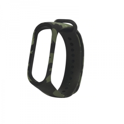 ΛΟΥΡΑΚΙ ΓΙΑ XIAOMI MI BAND 3/4 CAMOUFLAGE GREEN