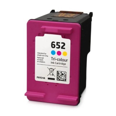 ΜΕΛΑΝΙ ΣΥΜΒΑΤΟ HP NO 652 COLOR