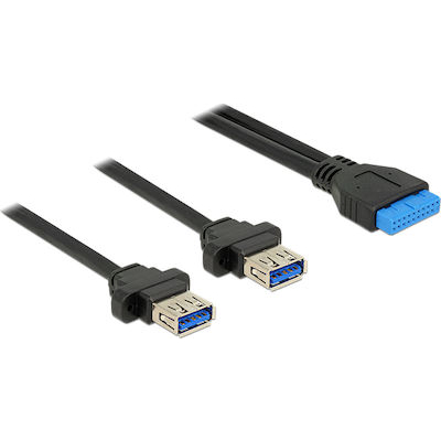 ΚΑΛΩΔΙΟ 2xUSB 3.0 TYPE-A F/19PIN HEADER F