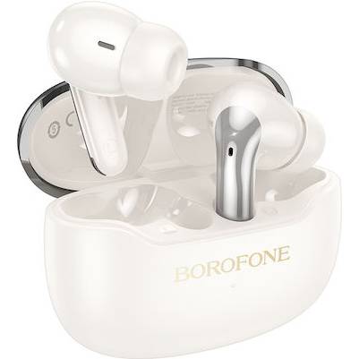 ΑΚΟΥΣΤΙΚΟ BLUETOOTH BOROFONE FQ1 PLUS ANC+ANC DUAL WHITE