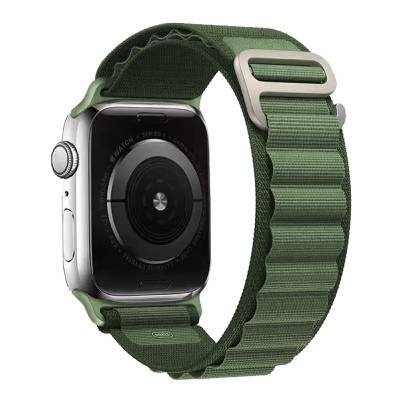 ΛΟΥΡΑΚΙ NYLON LOOP ΓΙΑ APPLE WATCH 42mm/44mm/45mm/49mm KHAKI ΑΔΙΑΒΡΟΧΟ