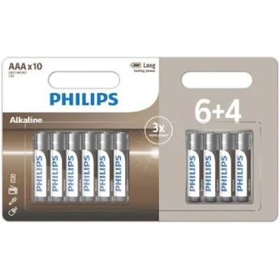 ΜΠΑΤΑΡΙΑ ΑΛΚΑΛΙΚΗ 3A PHILIPS INDASTRIAL (10τεμ)